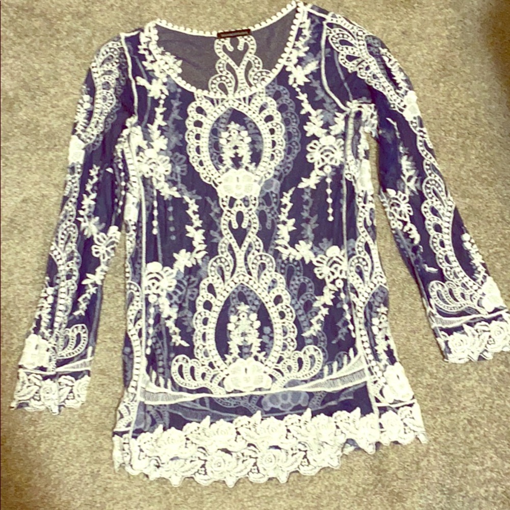 Sheer shirt